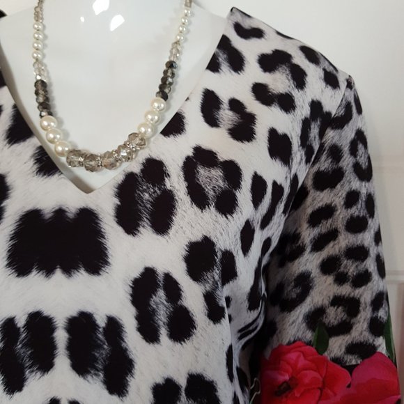 OLIMARA Stunning Special Occasion Dress, Made in Spain, sz 12 - Picture 8 of 11